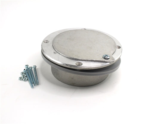 Garage Door 5" Exhaust / Fresh Air Port for 2" Thick Doors - Non Latching