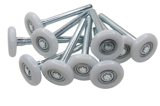 10 PACK - 2" Nylon Garage Door Roller with 4" Stem - 11 Ball Bearings