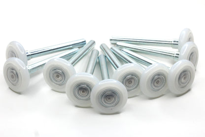 10 PACK - Sealed 2" Nylon Garage Door Roller with 4" Stem - 13 Ball Bearings