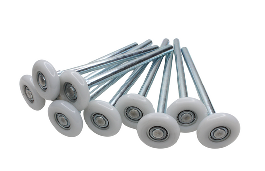 10 PACK 2" Nylon Garage Door Rollers with 7" Stem - 11 Ball Bearings