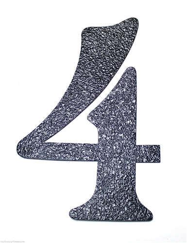 House Numbers  - Black Embossed Magnetic - Great for Garage Doors