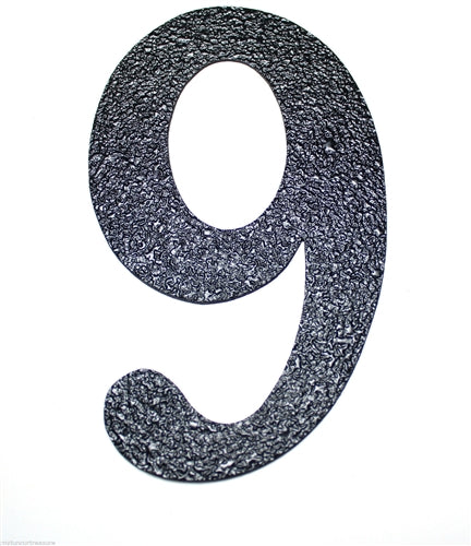 House Numbers  - Black Embossed Magnetic - Great for Garage Doors