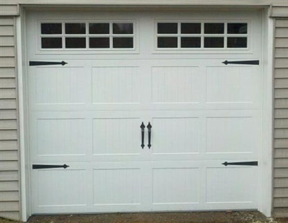 Decorative Garage Door Carriage House Hardware - Stamped Steel