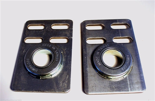 Garage Door End Bearing Plates 2 3/8" ( Pair )