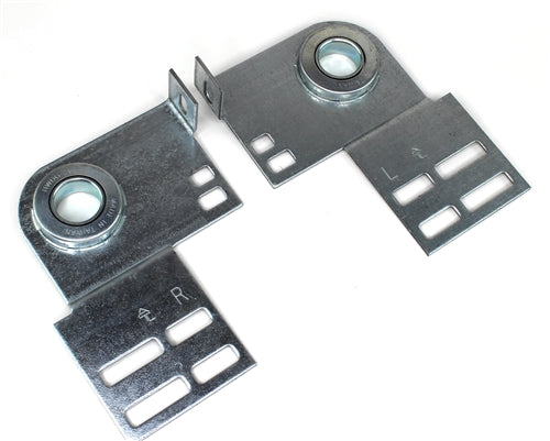 Garage Door End Bearing Plates 3 3/8" - PAIR for Residential Doors