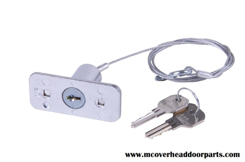 Garage Door Opener Keyed Disconnect Lock with 2 Keys