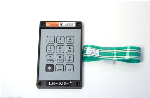 Genie 20235R.S Garage Door Opener KEP-1 Keyless Entry Replacement Keypad and Ribbon