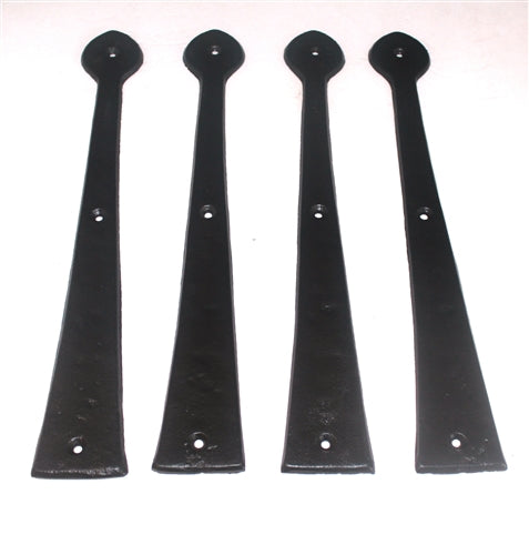 Decorative Garage Door Hinge Set, Cast Iron