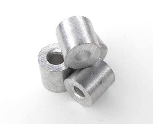 1/4" Aluminum Cable End Button Stops - Select Quantity