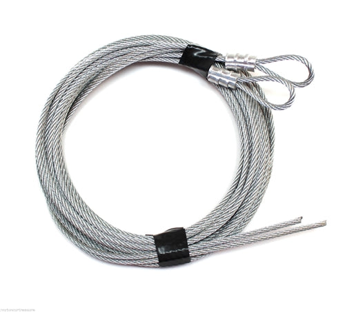 Pair of Safety Cables for 7' or 8' High Extension Spring Door